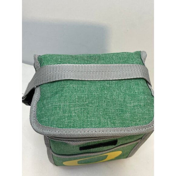 NCAA Oregon Ducks insulated lunch bag soft cooler tote 9 1/2" x 6 1/2" x 4 1/2" - Picture 9 of 16